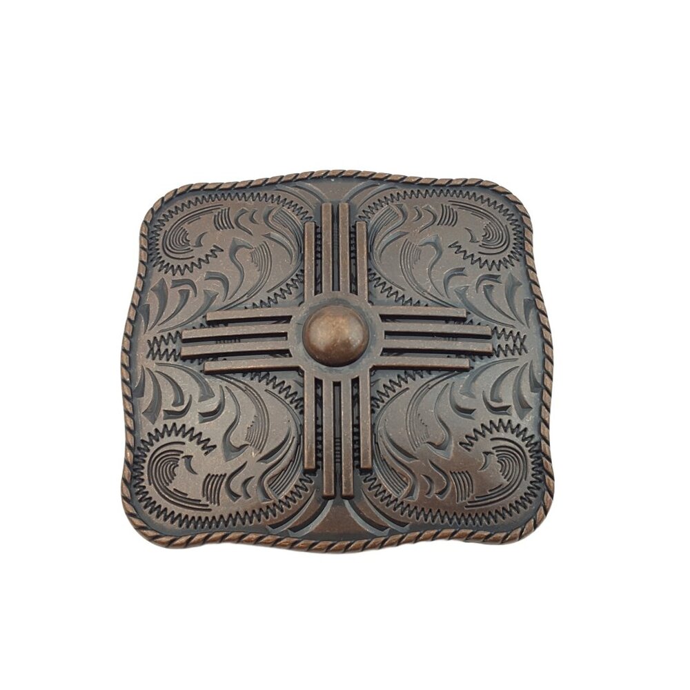 Western vintage copper Square Shape Buckle